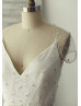 Ivory Beaded Tulle Wedding Dress Luxury Bridal Gown